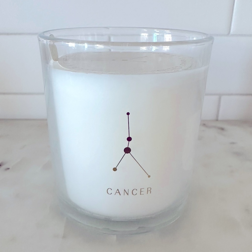 CANCER Zodiac Enchanted Mandarin Scented Candle